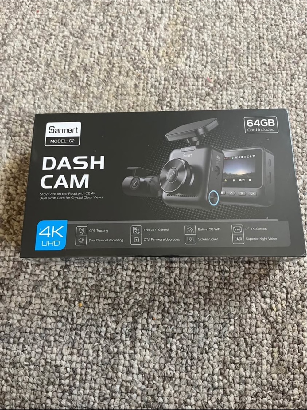 Dash Cam C2 4K UHD - Black